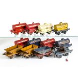 Hornby O Gauge 'OAG' Freight Stock, a large collection including 11 tank wagons in various