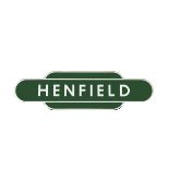 Henfield BR(S) Station Totem, overall VG, one tiny chip above the 'E' of 'Hen', otherwise a few