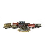 Bing and Other O Gauge Freight Stock, including 2 Shell tank wagons, side-tipper, milk traffic