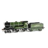 A Largely-Repainted Bassett-Lowke O Gauge Clockwork 'Princess Elizabeth' 4-4-0 Locomotive and