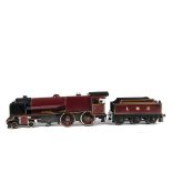 A Partially-Restored Bassett-Lowke O Gauge Electric 'Royal Scot' Locomotive and Tender Project, with