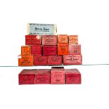 Hornby O Gauge Boxed Post-War Freight Stock, fourteen assorted wagons including National Benzole,