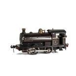 A Repainted Carette Gauge 1 Clockwork 'Peckett' 0-4-0 Saddle Tank Locomotive, nicely refinished in