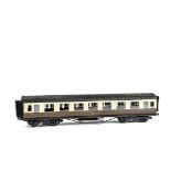 An Exley O Gauge K5-Series GWR Coach, 1st/3rd composite no 6663, in GW brown/cream livery, G, a