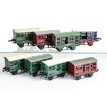 Hornby O Gauge 'Southern Railway' and Other Milk Traffic Vans, comprising 8 post-war 'Southern' vans