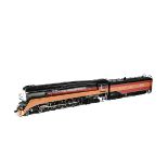 A Rail King/MTH American Gauge 1 'GS-4' 4-8-4 Steam Locomotive and Tender, cat ref 70-3005-1, in
