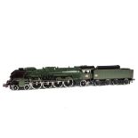 A Finescale O Gauge 2-rail SNCF 'Mountain' Class 4-8-2 Locomotive and Tender by Fulgurex, a finely-