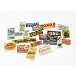 A Collection of Bassett-Lowke Tinplate Advertising Signs, 22 signs, all different, including rare '