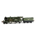 A Hornby O Gauge Clockwork No 3C 'Lord Nelson' Locomotive and Repro 'Coal-rail' Tender, in