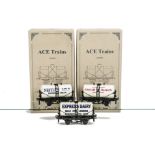 Three ACE Trains O Gauge Tank Wagon Sets, Set A, 'United Dairies', B 'Nestlé's Milk' and C '