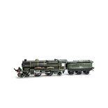 A Hornby O Gauge Clockwork No 3C 'Lord Nelson' Locomotive and Repro 'Coal-rail' Tender, in