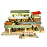 Hornby O Gauge Stations Signal Boxes and Other Lineside Buildings, comprising 2 No 1 Stations, one