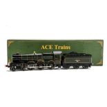 An ACE Trains O Gauge 3-rail Electric 'Castle' Class Locomotive and Tender, in lined BR green livery