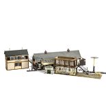 Finescale O Gauge Scratch- and Kit-built GWR Buildings, including a fine kit-built 'Dartmouth'