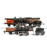 Continental Electric O Gauge Locomotives and Stock by Kraus and Bub, comprising Kraus 4v electric