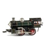A Part-Dismantled Gauge 1 Bub Continental Clockwork Locomotive, in lined green livery, overall G,