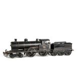 A Bing Gauge 1 LNWR Clockwork 4-4-0 Locomotive and Tender 'George The Fifth', in lithographed