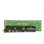 An ACE Trains O Gauge 3-rail Electric 'West Country' Class Locomotive and Tender, in lined BR