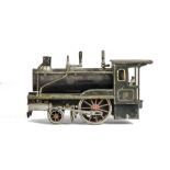 An Incomplete Schoenner Gauge 2 (54mm) Live Steam 'Storkleg' Locomotive Only, a classic 2-2-0 in