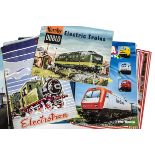 A Large Collection of British Model Train Catalogues, including Hornby, Lima, Airfix and many