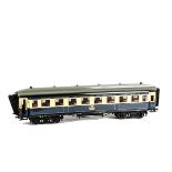 A Wilag Gauge 1 Continental Wagons-Lits Coach, 580mm long, in CIWL blue/cream, VG-E