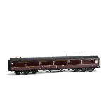 A Finescale O Gauge LMS 1st/3rd Composite 12-wheel Sleeping Car by JBC Models of Sheffield, with