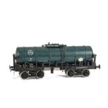 A Very Finely Detailed Finescale O Gauge Caustic Soda Bogie Tank Wagon, finished in ICI 'petrol