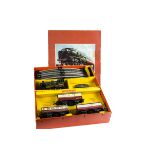 A Post-War Hornby O Gauge Clockwork No 51 Passenger Set, including no 51 locomotive and tender in BR