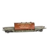 A Carette for Bassett-Lowke Gauge 1 North Eastern Railway Boiler Trolley Wagon, ref 13439, the wagon