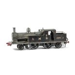 A Leeds Model Co O Gauge Electric LMS 2-4-2 Tank Locomotive, in partially-stripped condition, tank