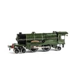 A Hornby O Gauge Clockwork No 3C 'Lord Nelson' Locomotive only, in Southern Railway green, with