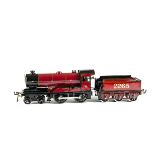 An over-varnished Bassett-Lowke O Gauge Clockwork 'Princess Elizabeth' 4-4-0 Locomotive and