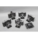 Zeiss Folding Cameras, variations of 6x6 Nettar's and others (6)