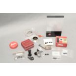 Leica Accessories, a 14260 Rapid Load conversion kit with synchonisers, flash plugs, pins, acrilic