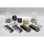 Nikon Spare Parts, 3 new black 'F' backs with other spares and accessories