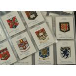 Cigarette Cards, Arms, Wills sets, four L size sets to name, Arms of the British Empire 1st & 2nd