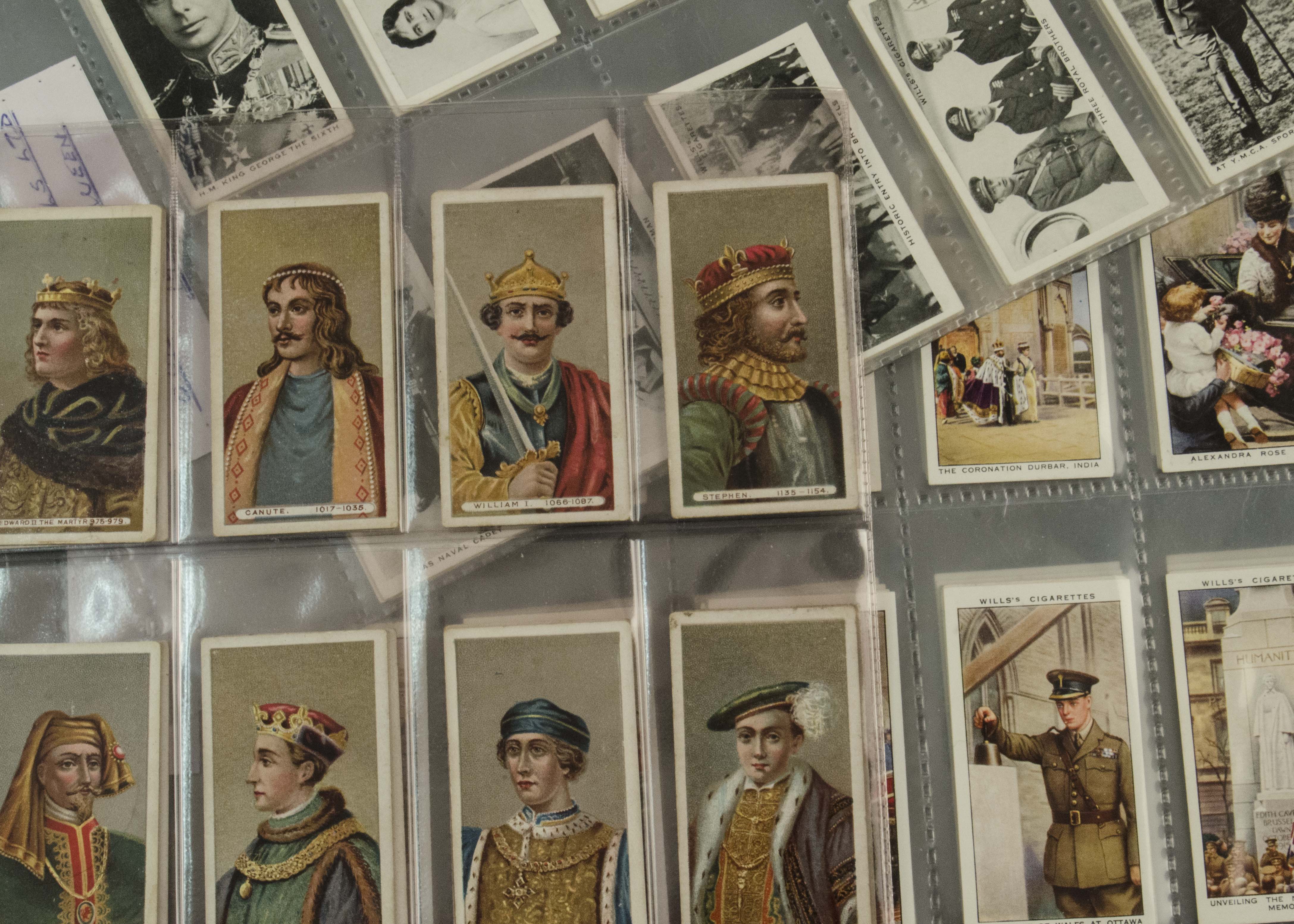 Cigarette Cards, Royalty, Wills sets, Kings & Queens (Wills at base), Our King & Queen