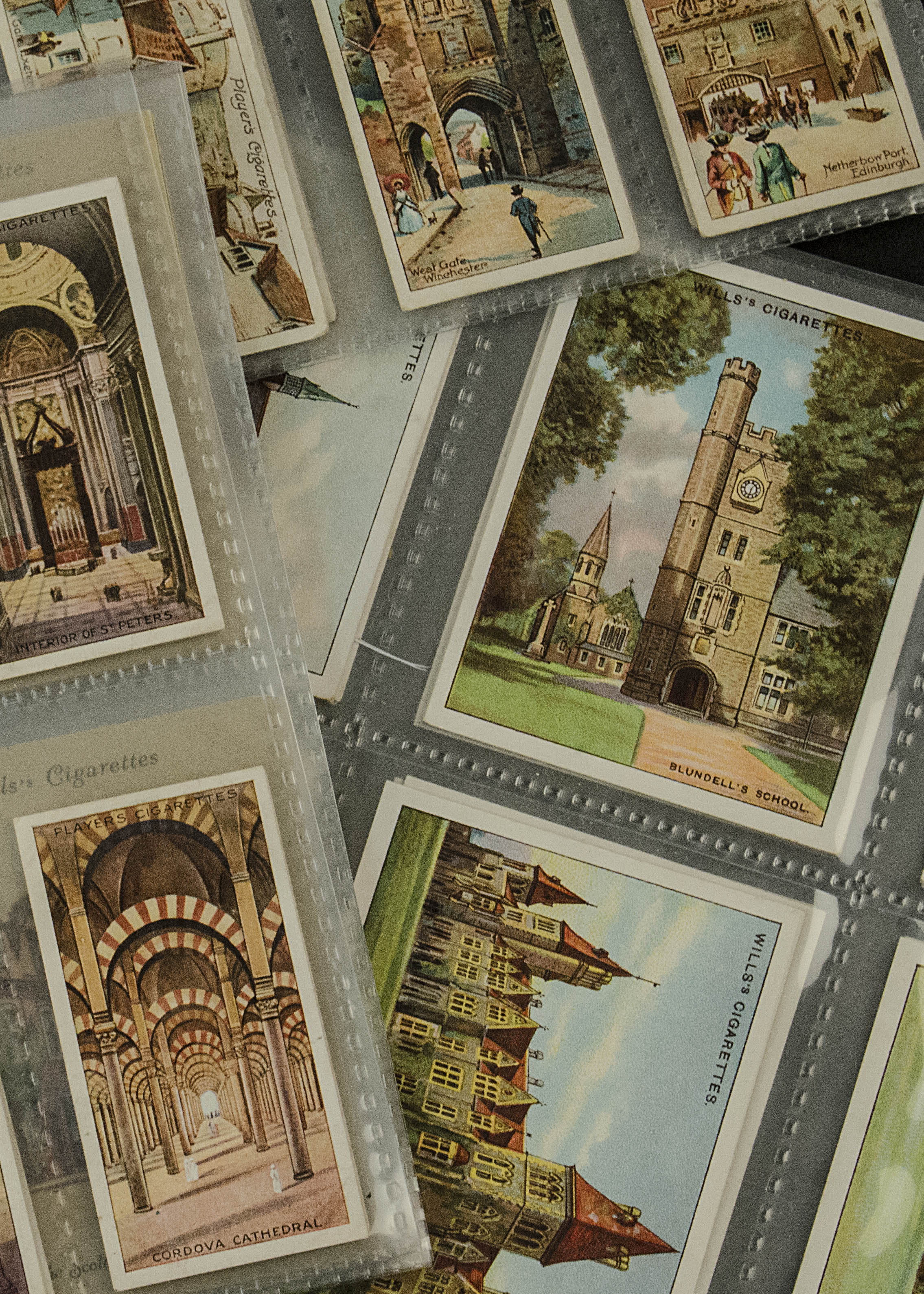 Cigarette Cards, Architecture & Art, Players sets to include Celebrated Gateways, Miniatures and