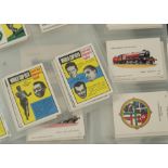 Trade Cards, Mixed, Anglo Confectionery's World Cup 1970 and Railway Trains and Their Crests (both