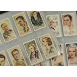 Cigarette Cards, Film & Radio, a selection of sets, Players Film Stars A, 2nd and 3rd Series,