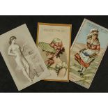 Foreign Cigarette Cards, Film, American Tobacco, 3 rare X size cards to include Stars of the