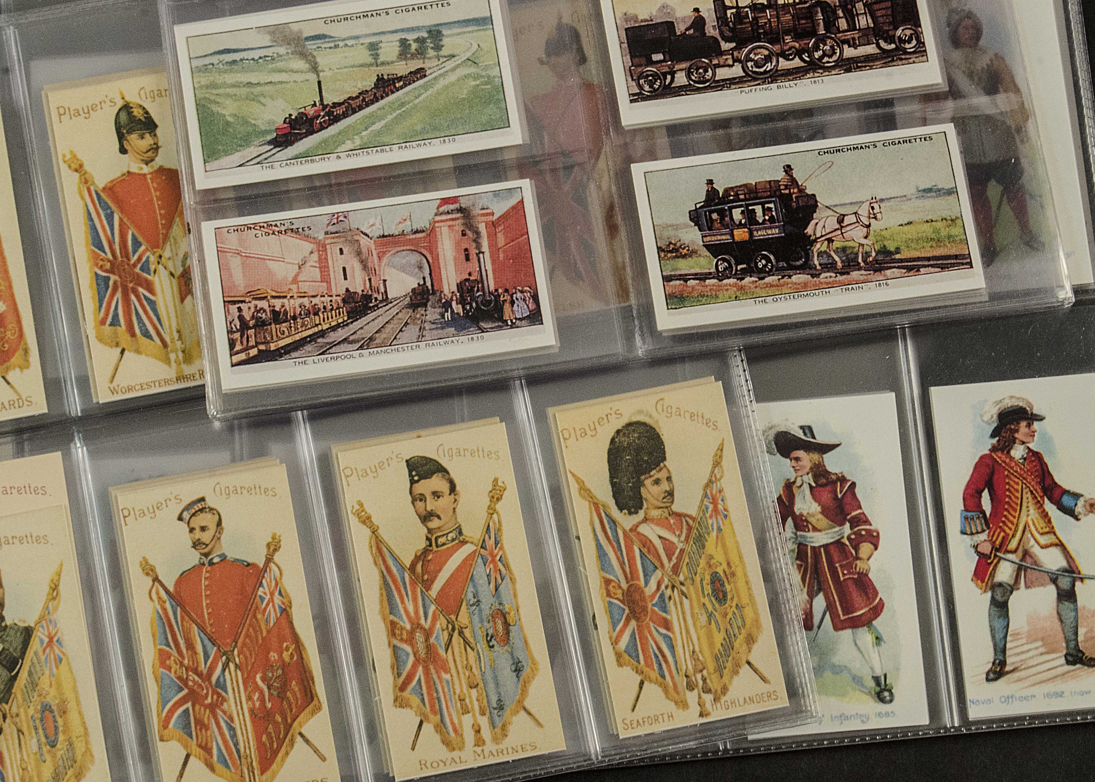 Cigarette Cards, Reprints, a small selection of reprint and reproduction card sets to include