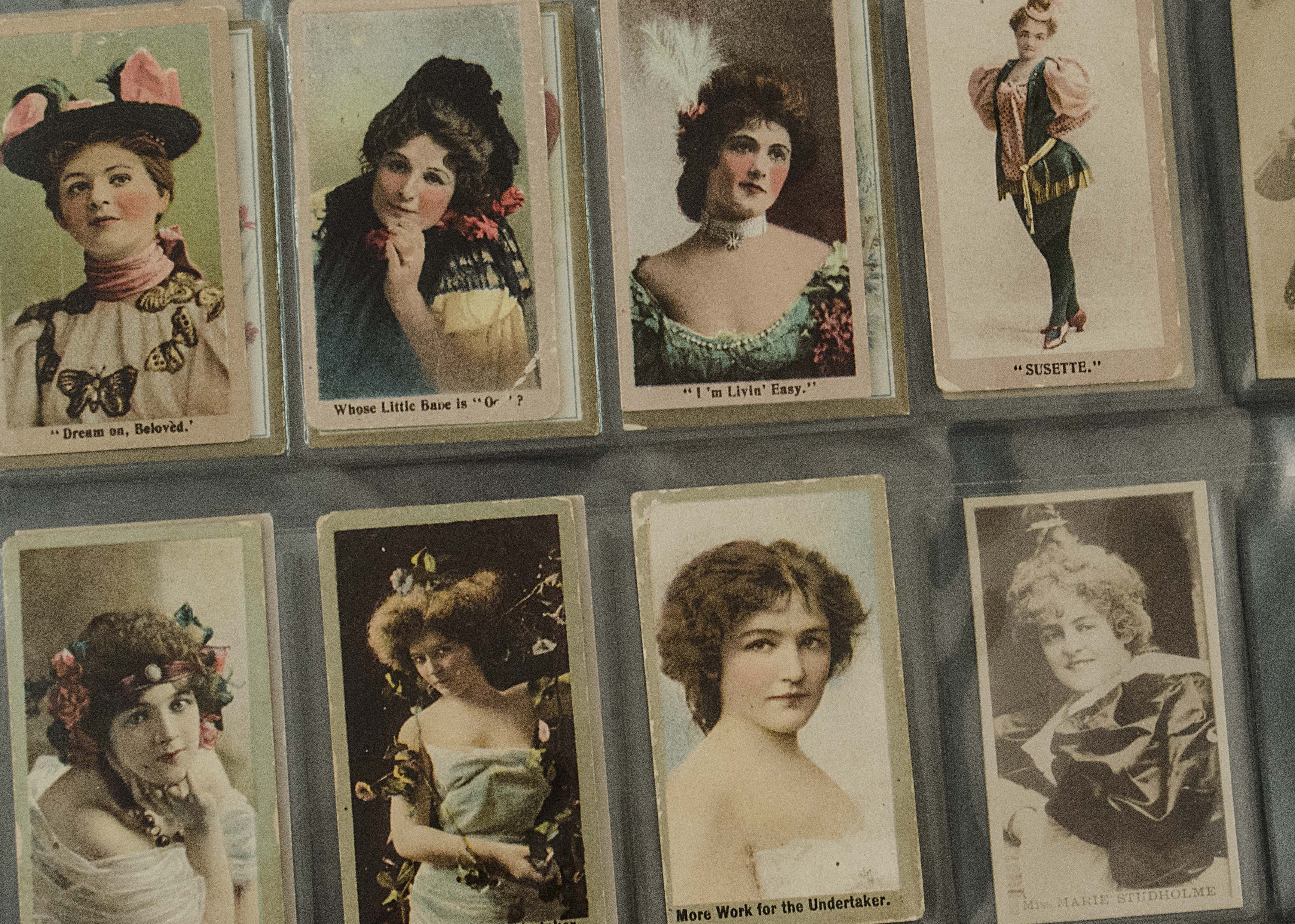 Foreign Cigarette Cards, Beauties, from American Tobacco, part sets, to include State Girl Series (8