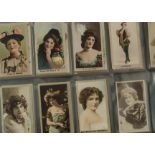 Foreign Cigarette Cards, Beauties, from American Tobacco, part sets, to include State Girl Series (8