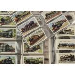 Cigarette Cards, Railways, a collection by various Manufacturers to include Hills The Railway