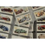Cigarette Cards, Cars, a selection of sets by various Manufacturers to include Players Motor Cars