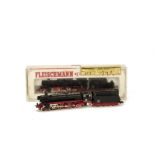 Continental N Gauge DB Steam Locomotives by Fleischmann, comprising ref 7171, a 4-6-2 with 10-