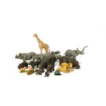 lot of Britains plastic Wild and Zoo animals (70), Timpo (5), by other makers (18), accessories (7),