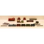 Lone Star 000 Crescent Budgie and Benbros Toy Trains, A Lone Star tender, two coaches, small