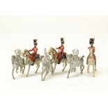 SAE / Authenticast ECW Arquebusiers, (8 inc. 3 recast), recast Britains Scots Greys (9), with recast